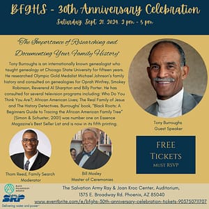 BFGHS 30th Anniversary Celebration